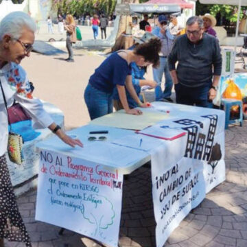 Reúnen cerca de 13 mil firmas en rechazo al Plan General de Ordenamiento Territorial de la CDMX