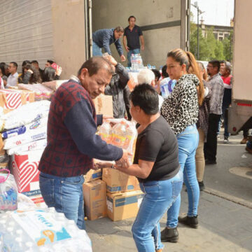 Envía Edomex 120 toneladas de ayuda a damnificados de Guerrero