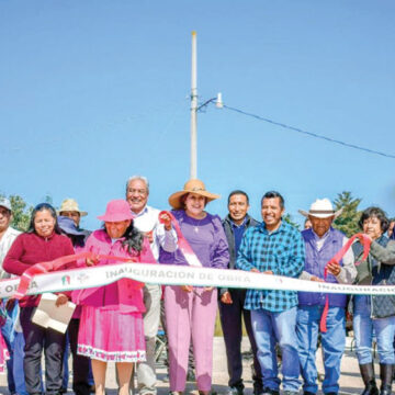 Marisol Arias Flores inaugura nuevas obras en Atlacomulco