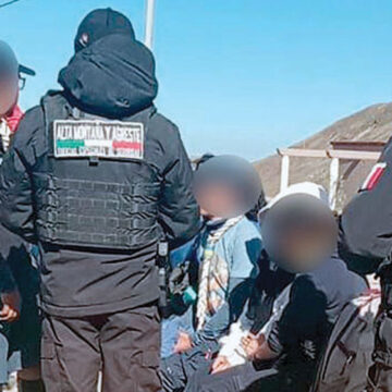 Policías de Alta Montaña y Agreste de la Secretaría de Seguridad auxilian a menor de edad tras presentar descompensación