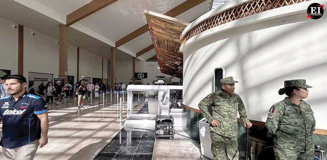 Blindan aeropuerto de Tulum contra delitos federales