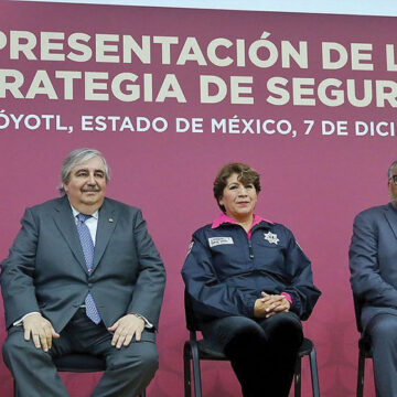 Delfina Gómez presenta la estrategia de seguridad para el Estado de México