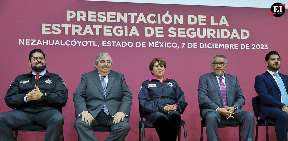 Delfina Gómez presenta la estrategia de seguridad para el Estado de México