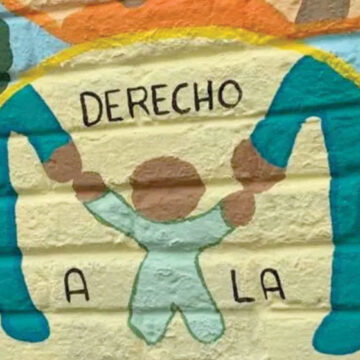 Inauguran mural de derechos en jardín de niños de la colonia Educación, en Coyoacán