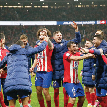 Atlético de Madrid se la cobra al Real Madrid, lo elimina en la Copa del Rey