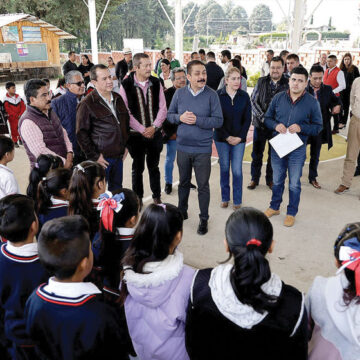 Fortalece Educación con obras de construcción y mobiliario a escuelas del sur mexiquense