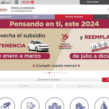 Portal de Servicios al Contribuyente del Estado de México opera con normalidad