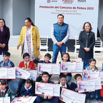 Premia Secretaría del Agua a 15 ganadores del Concurso de Pintura 2023