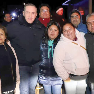 Rubalcava inaugura calle Puerto las Cruces en Cuajimalpa