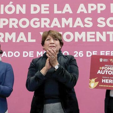 Ante veda electoral, Delfina Gómez adelanta entrega de apoyos sociales