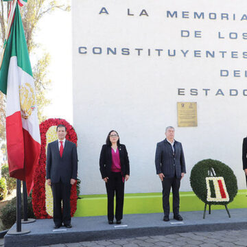 Conmemoran el CVII Aniversario de la Promulgación de la Constitución Política de los Estados Unidos Mexicanos