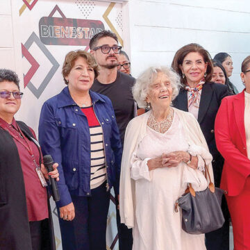 Delfina Gómez inaugura la biblioteca “Elena Poniatowska” en Tultitlán