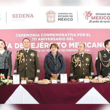 Gobernadora reconoce valentía y determinación del Ejército Mexicano en su 111º aniversario