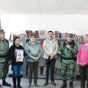 Gobernadora rehabilita espacios educativos, deportivos y de seguridad en Texcaltitlán