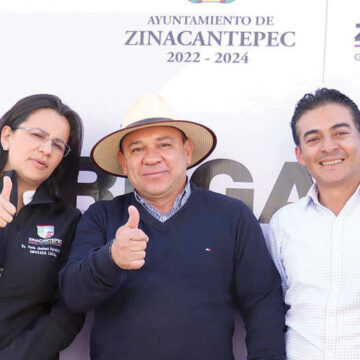 Zinacantepec avanza con firmeza y se transforma con obras de impacto