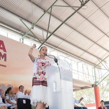 Sostiene Sheinbaum que ella ganará la elección el 2 de junio