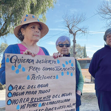 Exigen dotación de agua en la colonia Los Ángeles de Toluca