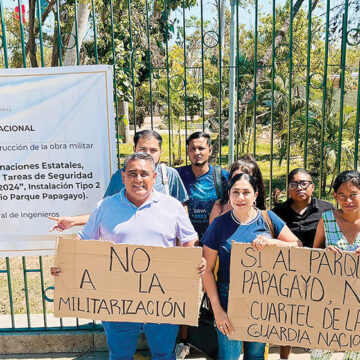 Usuarios del Parque Papagayo no quieren ahí cuartel de la GN