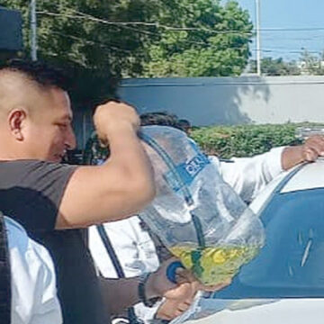 Sigue el paro de policías en Campeche; piden al pueblo apoyo con combustible