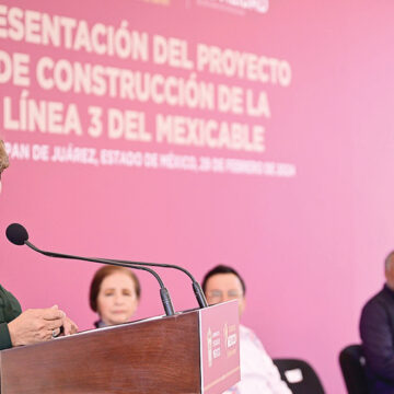 Anuncian construcción de la Línea 3 del Mexicable en Naucalpan