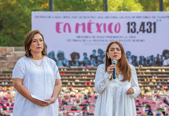 Xóchitl Gálvez se une a lucha por las niñas y niños víctimas de violencia en México