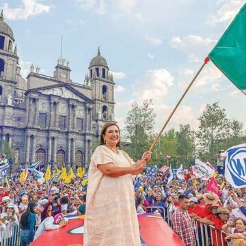 Sostiene Xóchitl Gálvez en Toluca que “el país se llenó de delincuentes”