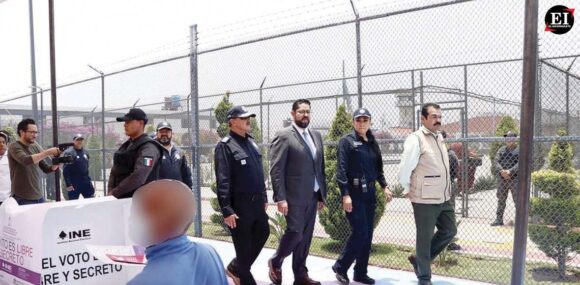 Supervisa Andrés Andrade Téllez jornada de votación anticipada en penitenciarías