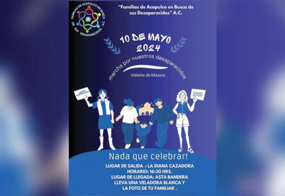 Madres buscadoras marcharán el 10 de mayo en Acapulco