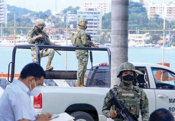 Despliegan imponente operativo de seguridad en Acapulco por la violencia
