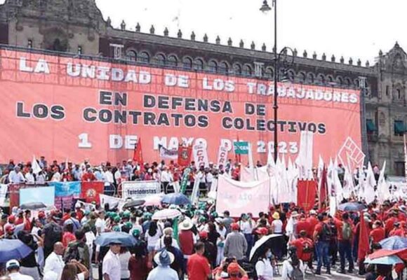 Sí hubo marchas este primero de mayo en la CDMX: 80 mil personas se manifestaron