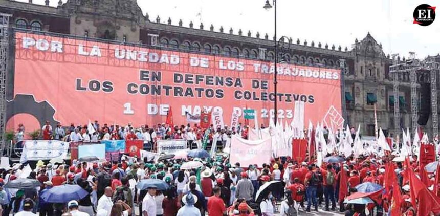 Sí hubo marchas este primero de mayo en la CDMX: 80 mil personas se manifestaron