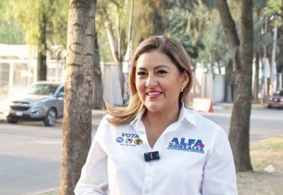 Alfa González denuncia destrucción de propaganda