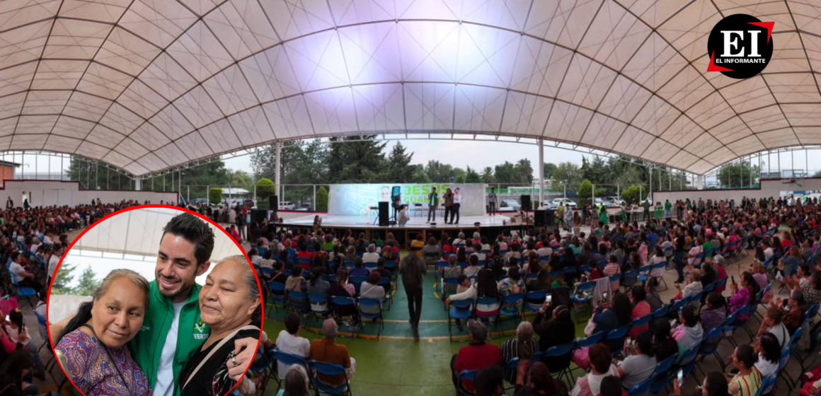 Familia Verde festeja Día de las Madres en Texcoco