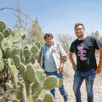 Impulsan estudiantes de UAEMéx el cultivo del nopal en Zumpango