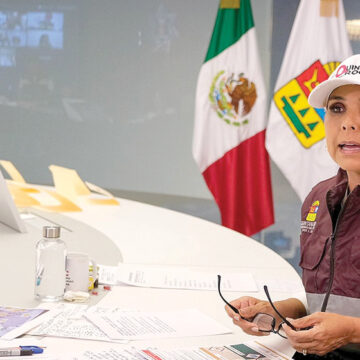 Mara Lezama da a conocer protocolo por Alerta Roja en Quintana Roo