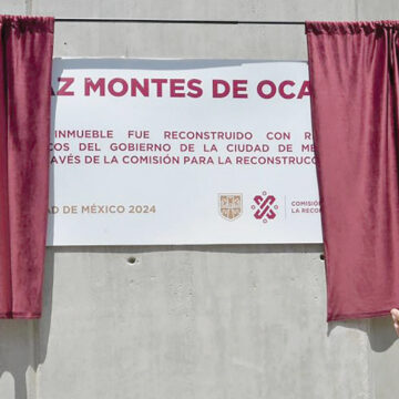 Entrega Martí Batres edificio Paz Montes de Oca 93, en alcaldía Benito Juárez