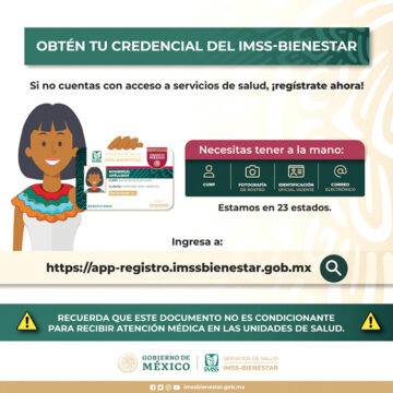 Invitan a registrarse al IMSS Bienestar del Edoméx