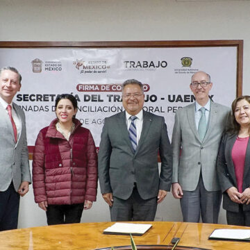 UAEMéx y la Secretaría del Trabajo firman convenio para la resolución de conflictos