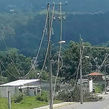 Comunidades del sur mexiquense se quedan sin electricidad