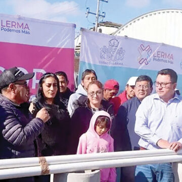 Entregan en Lerma materiales para construir infraestructura hidráulica