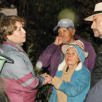 “Familias de Chalco cuentan con todo nuestro apoyo”: Delfina Gómez