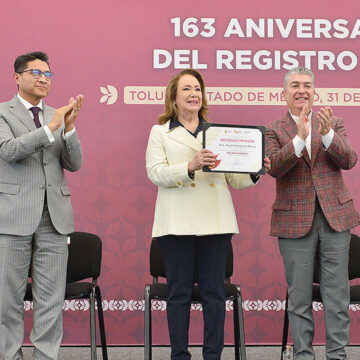 Registro Civil mexiquense conmemora su 163 aniversario