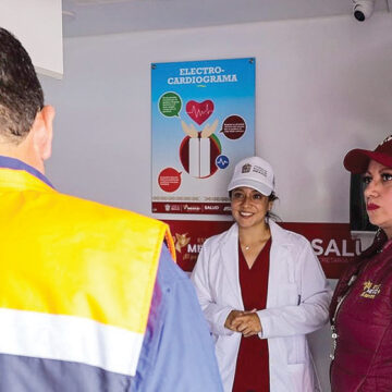 Instalan en Chalco la Caravana de Salud por el Bienestar