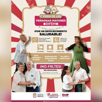 DIFEM invita a la 1° Feria “Por un envejecimiento saludable”