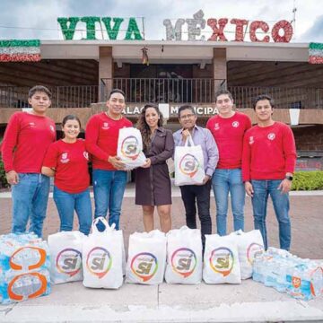 Envía San Mateo Atenco despensas a familias de Coacalco