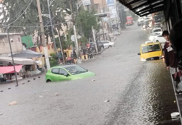 Tlalpan está afectada por las fuertes lluvias