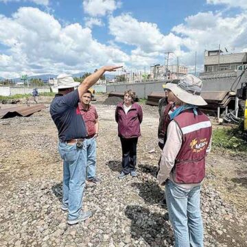 Supervisa Delfina Gómez el avance de las obras en Chalco