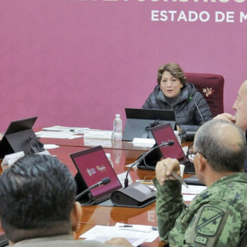 Delfina Gómez da seguimiento a los planes de ayuda en municipios afectados por las lluvias