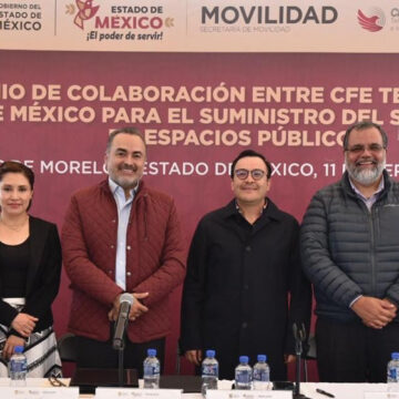 Mexibús contará con internet gratuito; firman convenio Semov y CFE