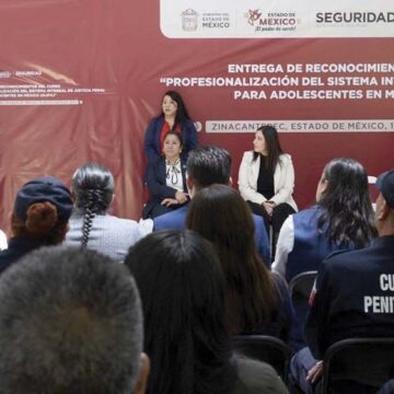 Reciben capacitación personal de penales para lograr reintegración de menores